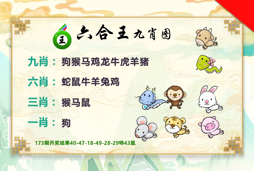 六合王九肖图 第174期
