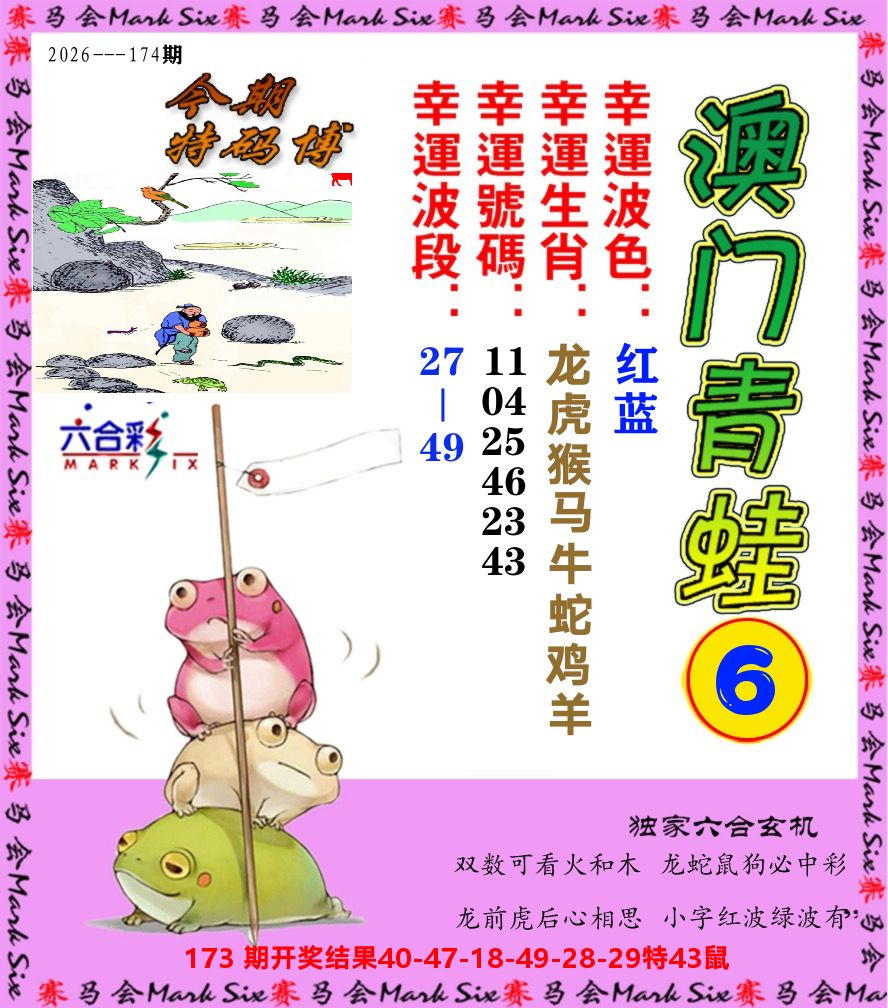 青蛙系列6 第174期