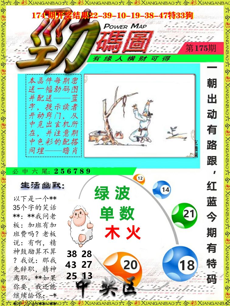 劲码图 第175期