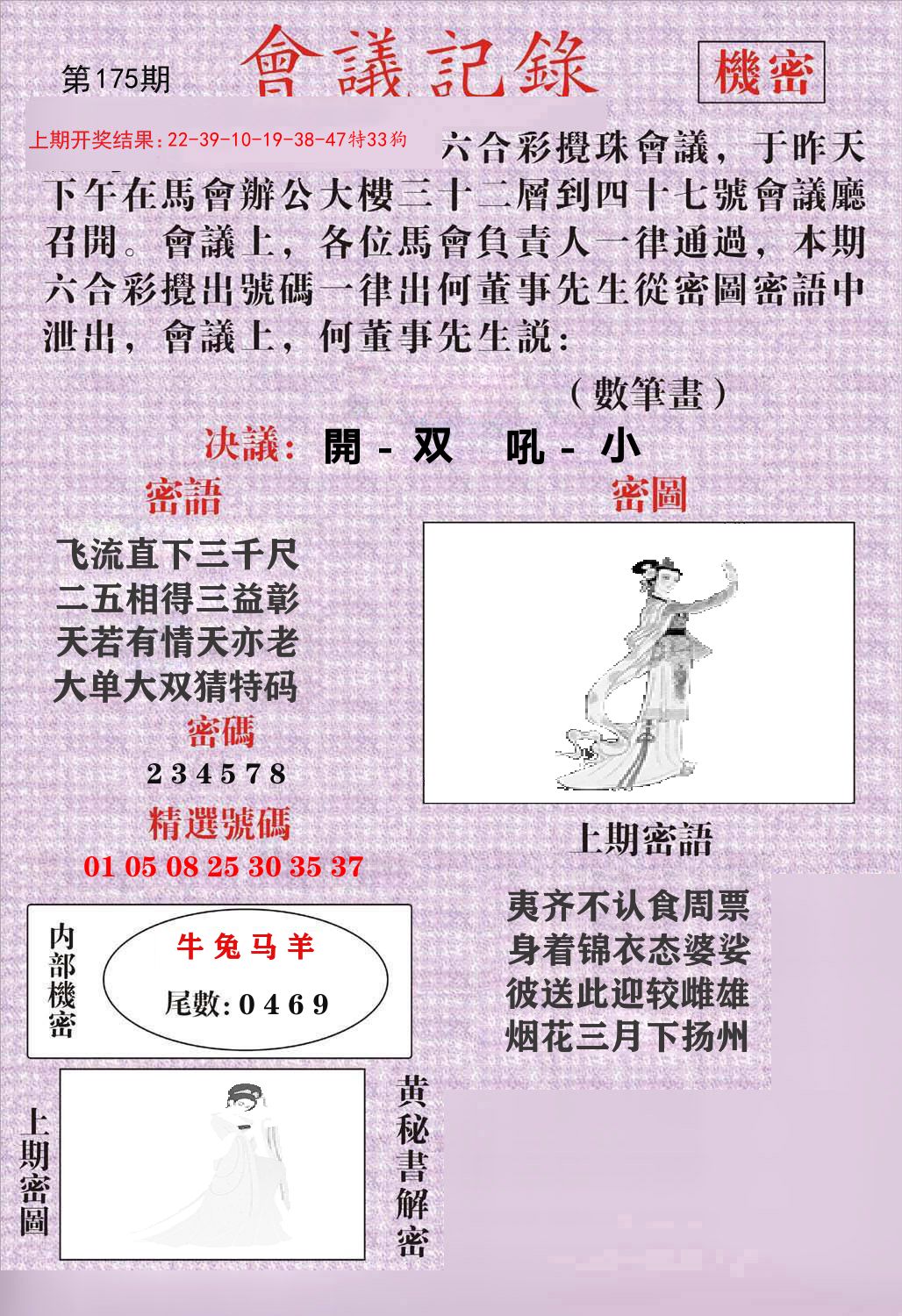 会议记录 第175期