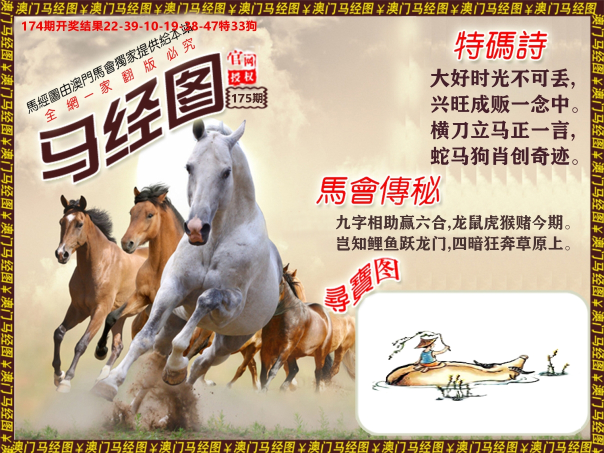 马经系列 第175期