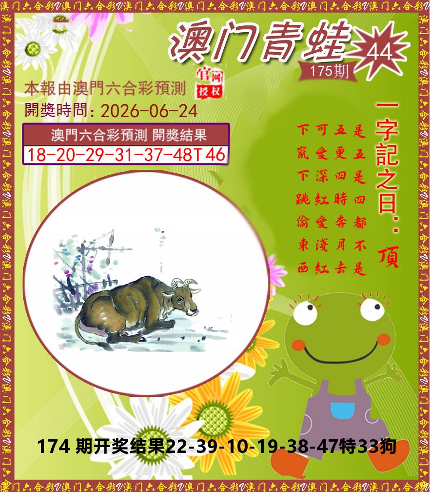 青蛙系列44 第175期