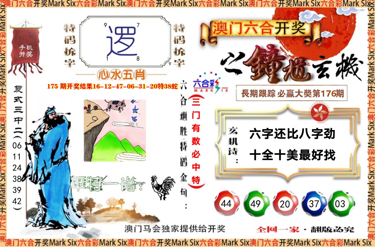 钟道玄机 第176期