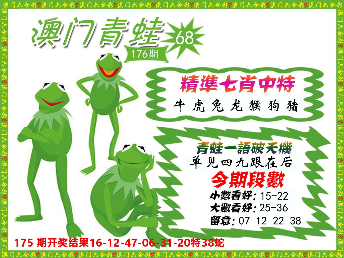 青蛙系列68 第176期