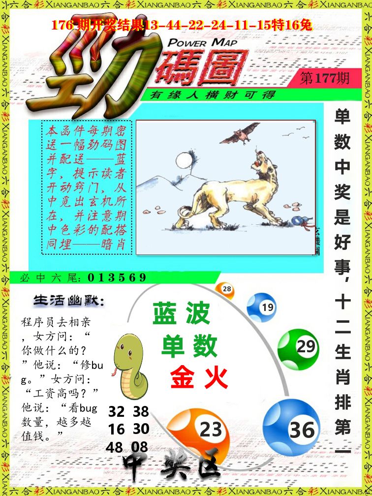 劲码图 第177期