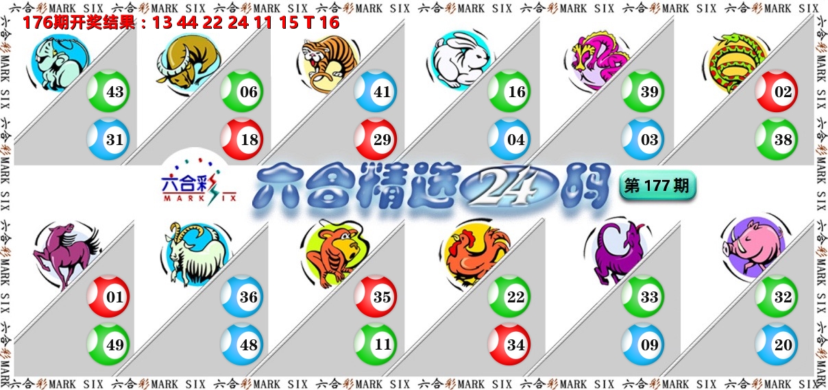 六合精选24码 第177期
