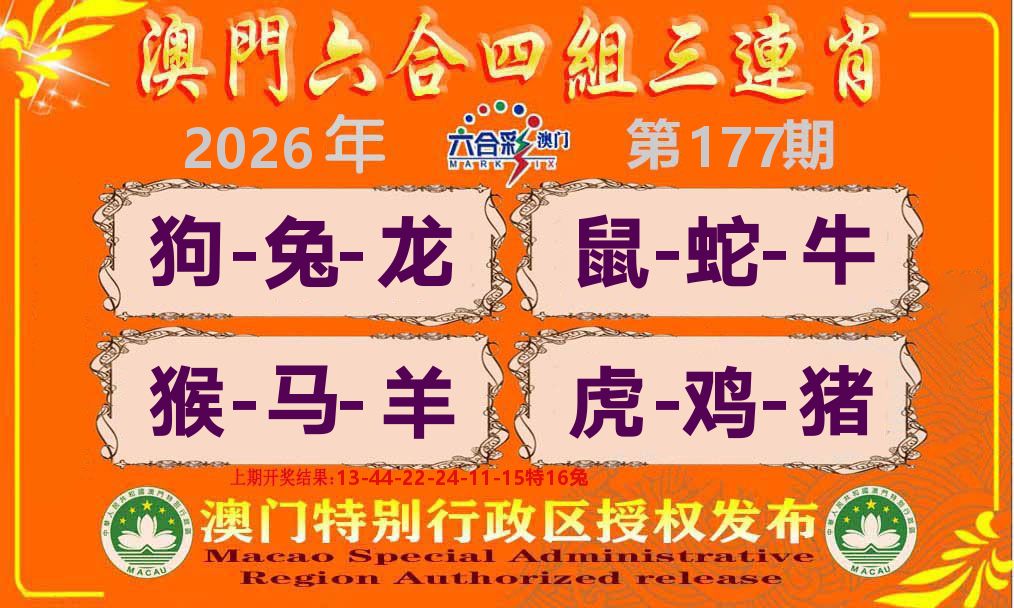 六合三连肖 第177期