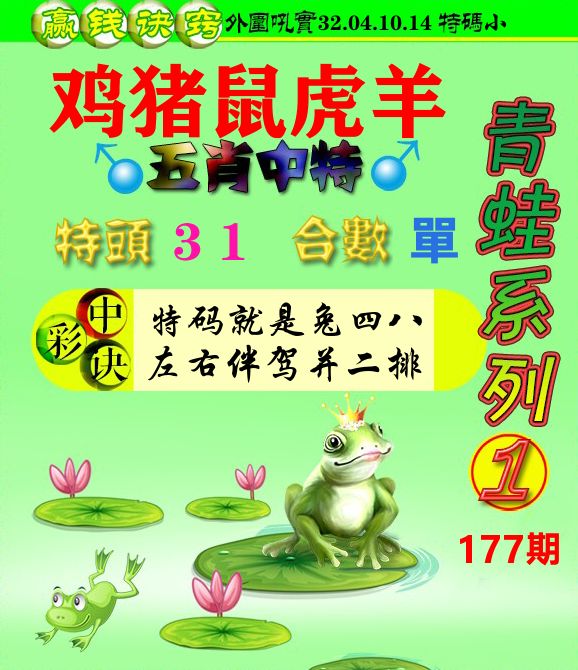 青蛙彩图 第177期