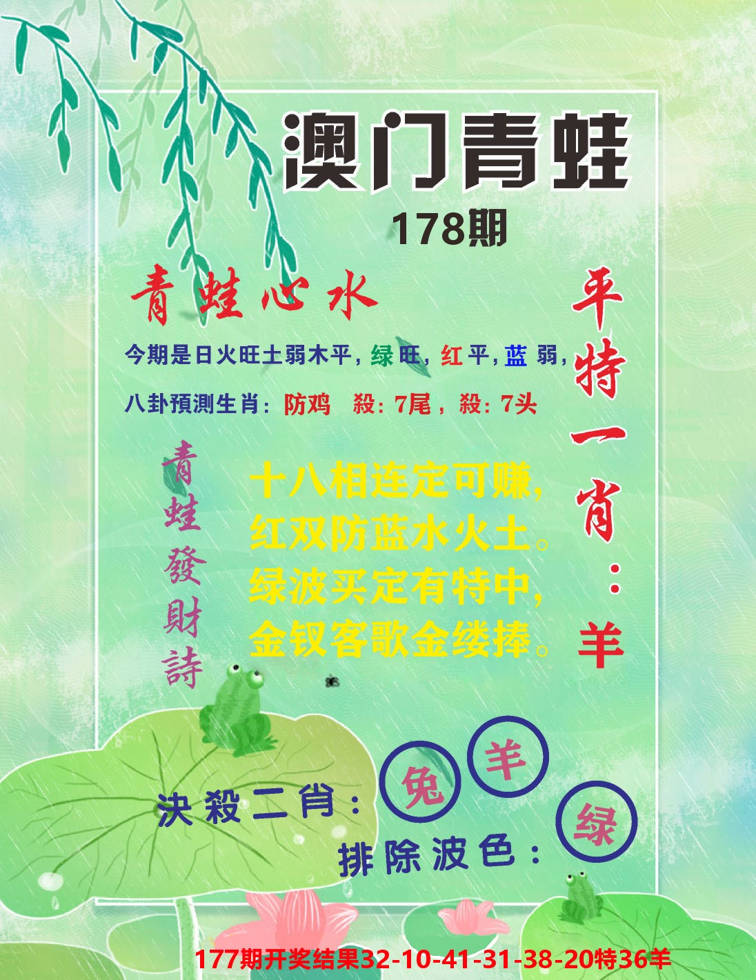 澳门致富经C 第178期