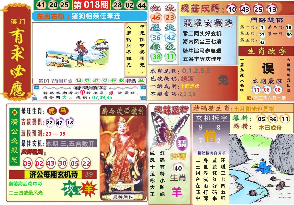 澳门有求必应 第18期