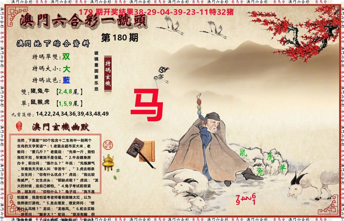 一号头 第180期