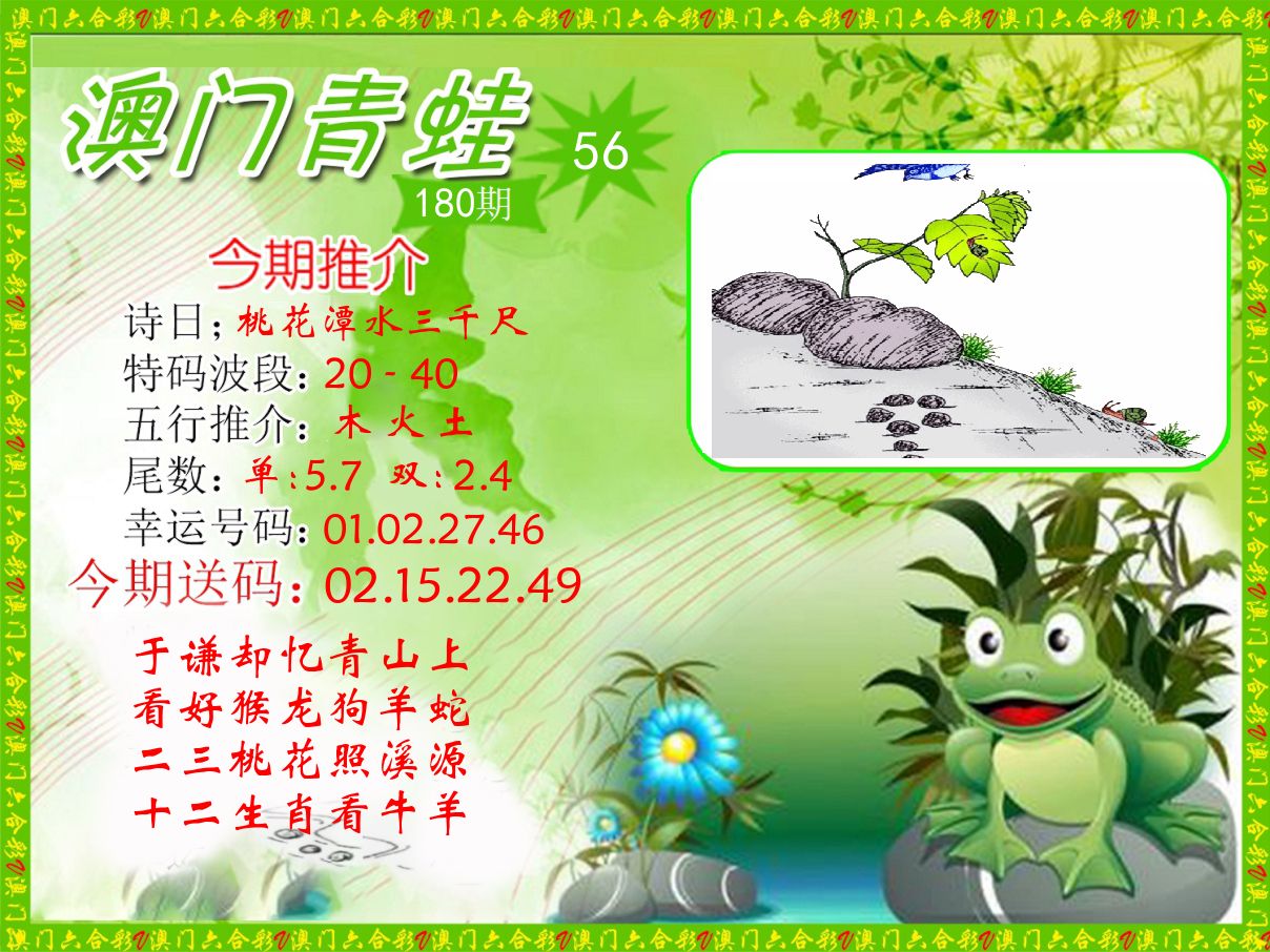 青蛙系列56 第180期