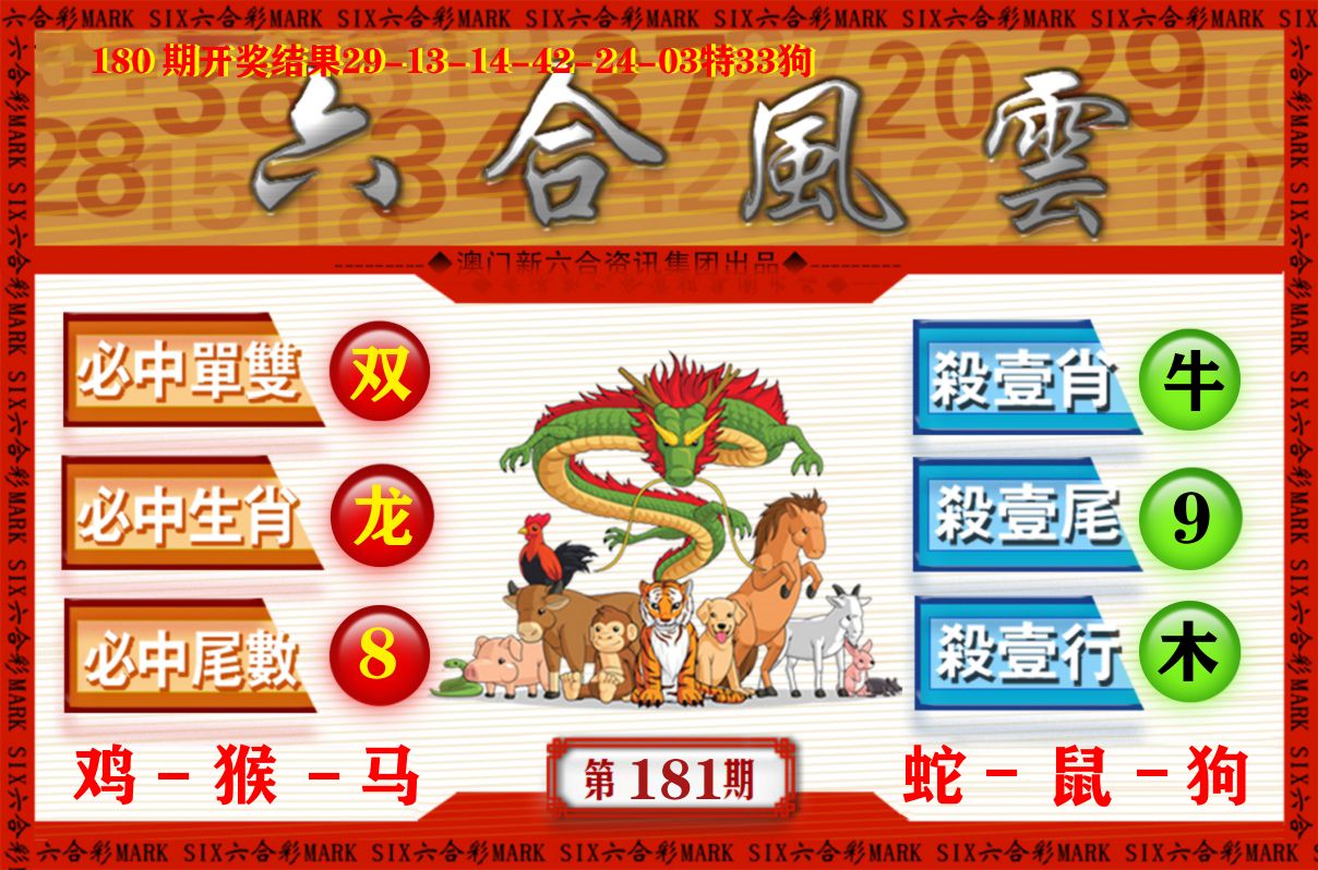 六合风云 第181期