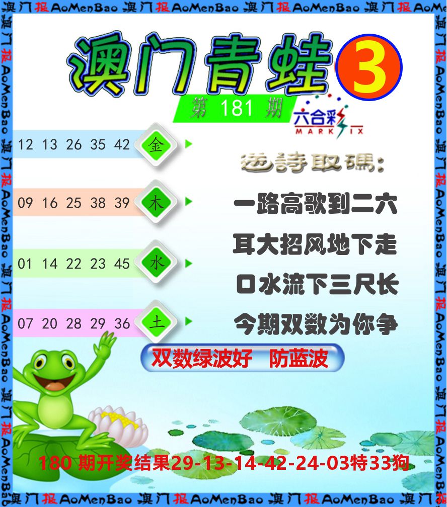 青蛙系列3 第181期