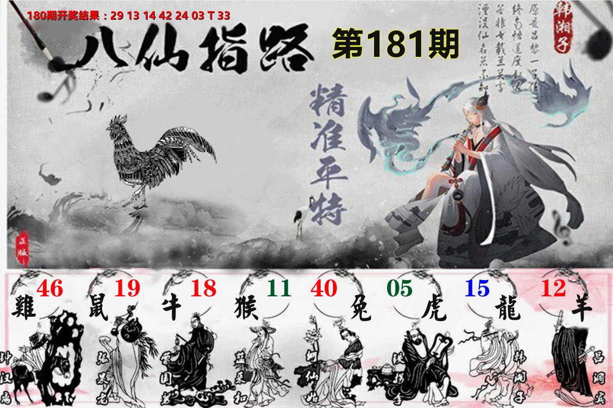 八仙指路 第181期