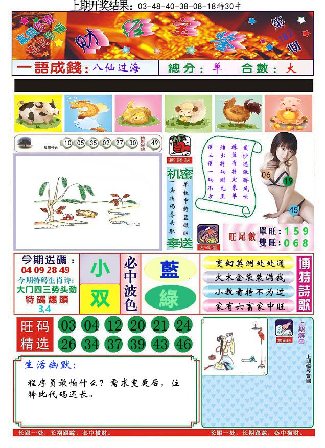 澳门财经宝鉴 第182期