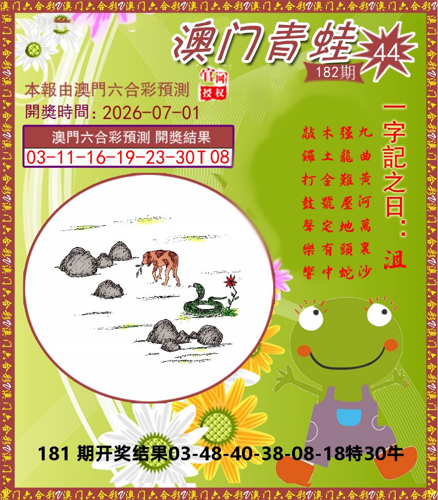 青蛙系列44 第182期