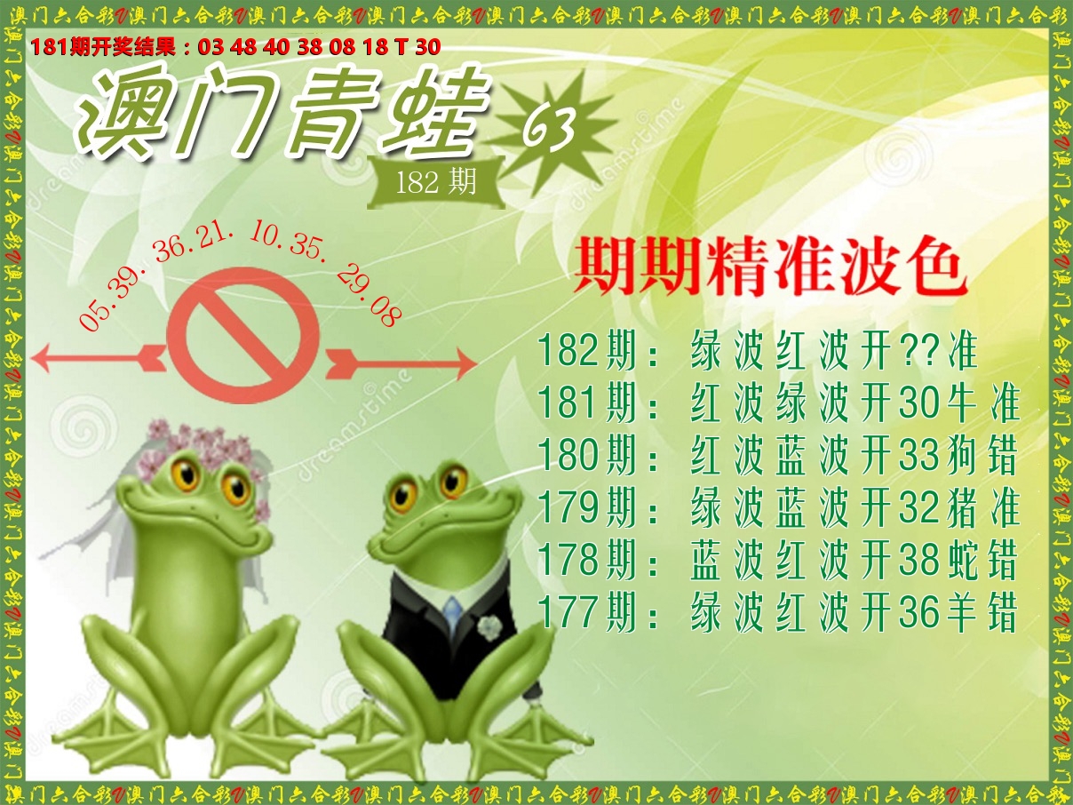 青蛙系列63 第182期