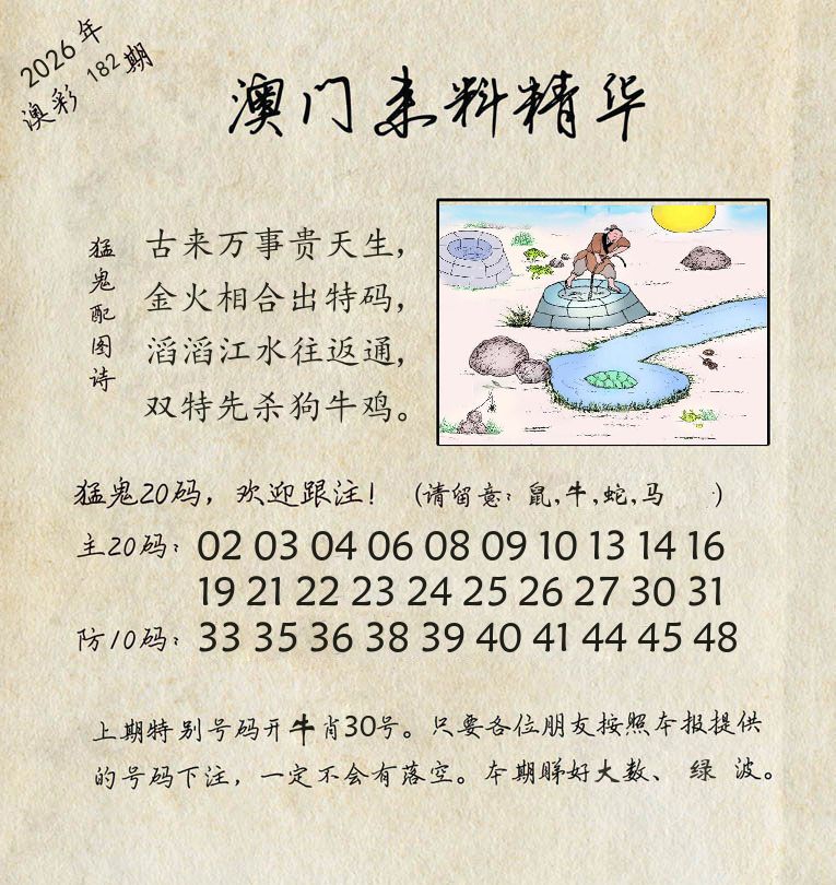 精华来料 第182期