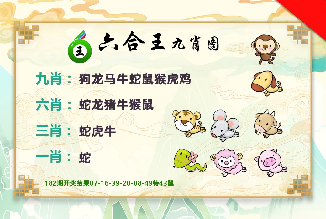 六合王九肖图 第183期