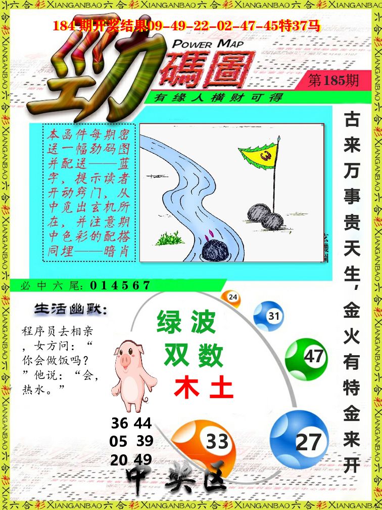 劲码图 第185期