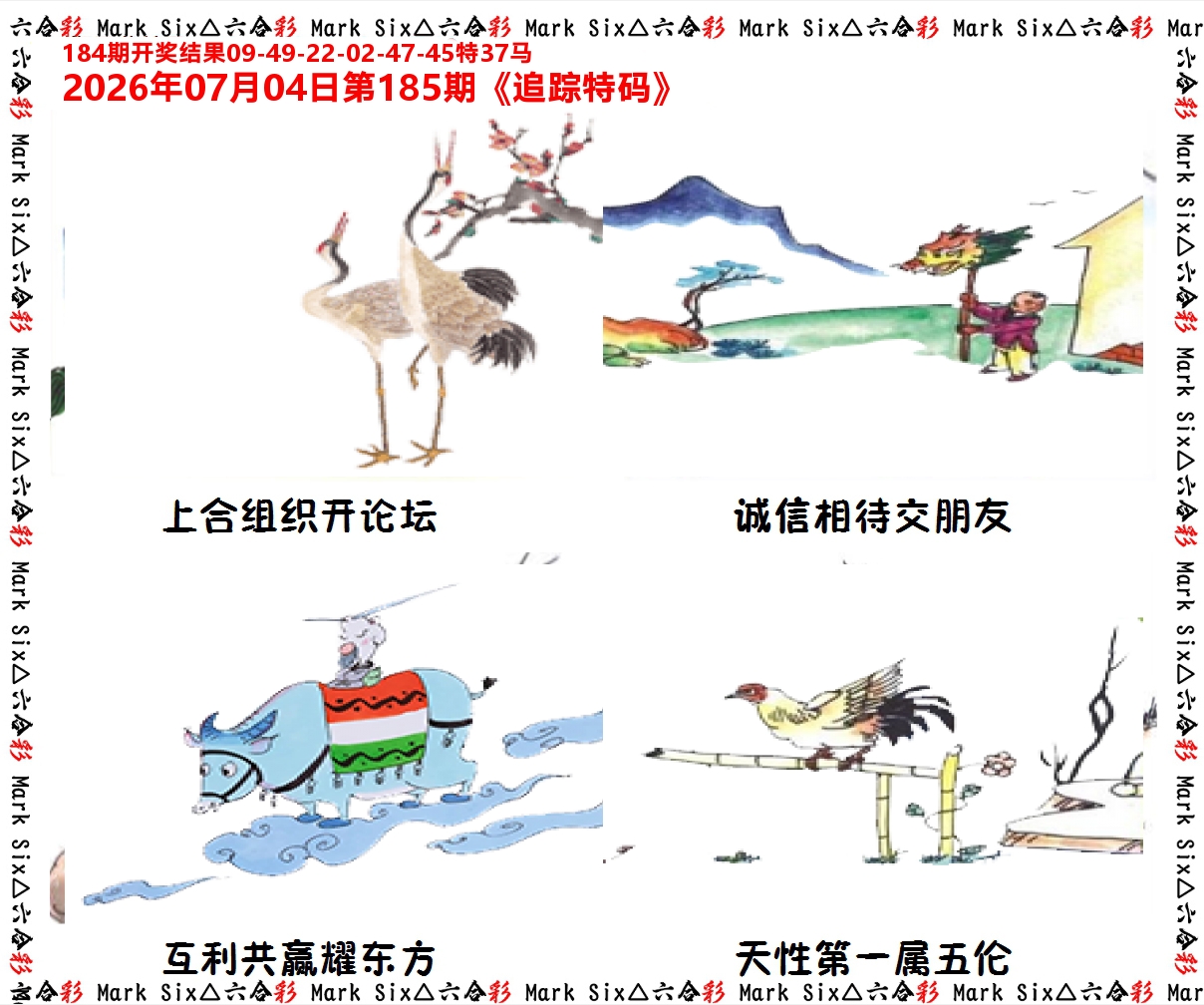 追踪特码 第185期