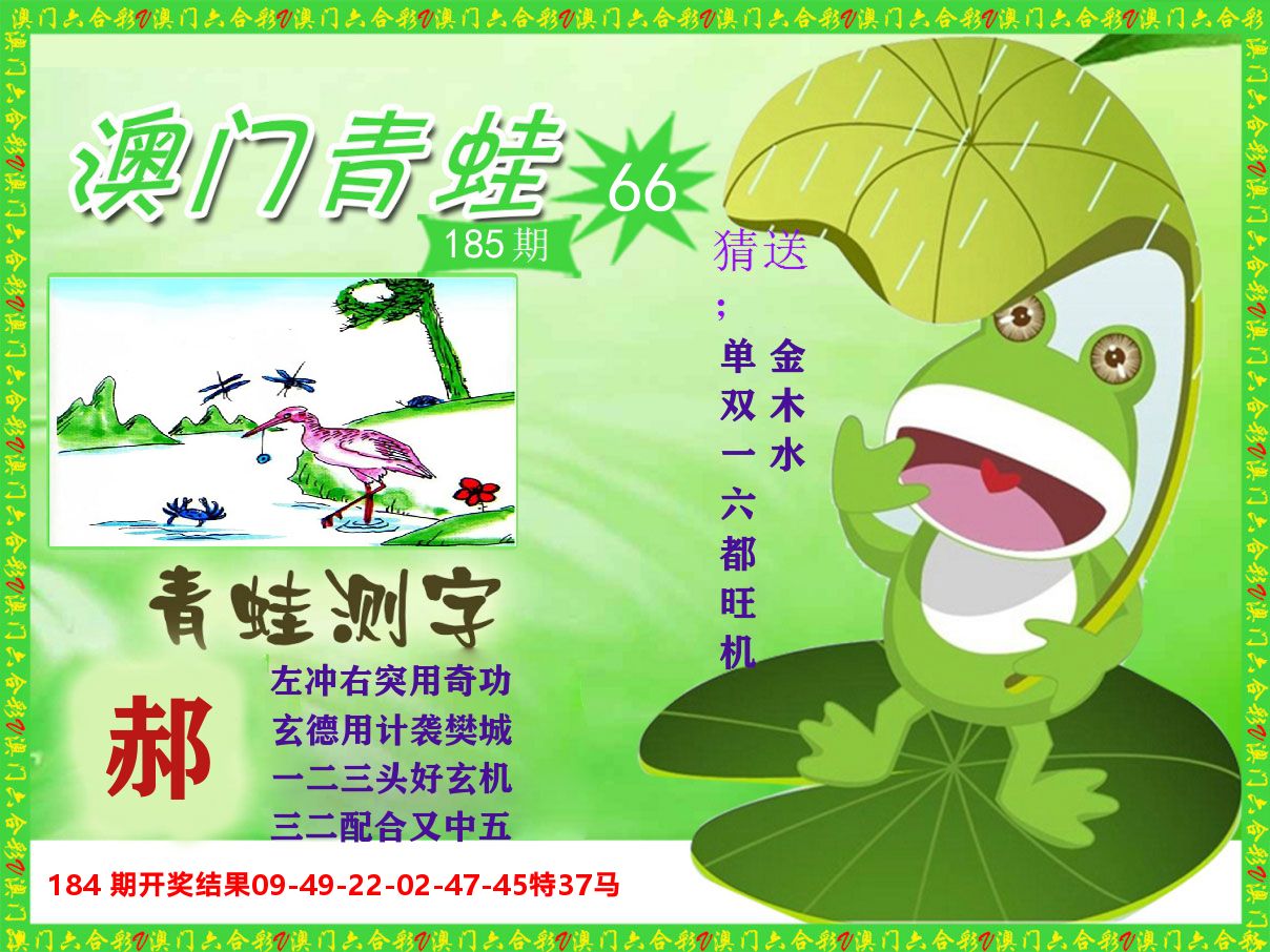 青蛙系列66 第185期