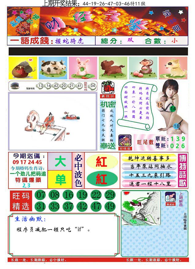澳门财经宝鉴 第186期