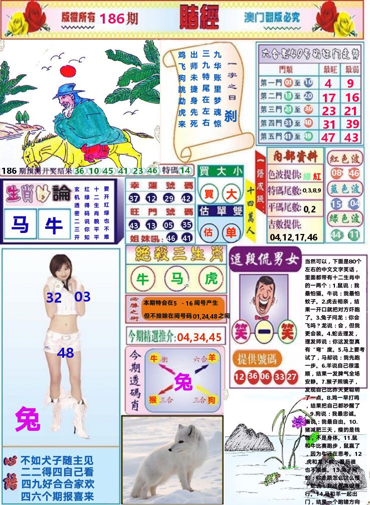 澳门赌经 第186期