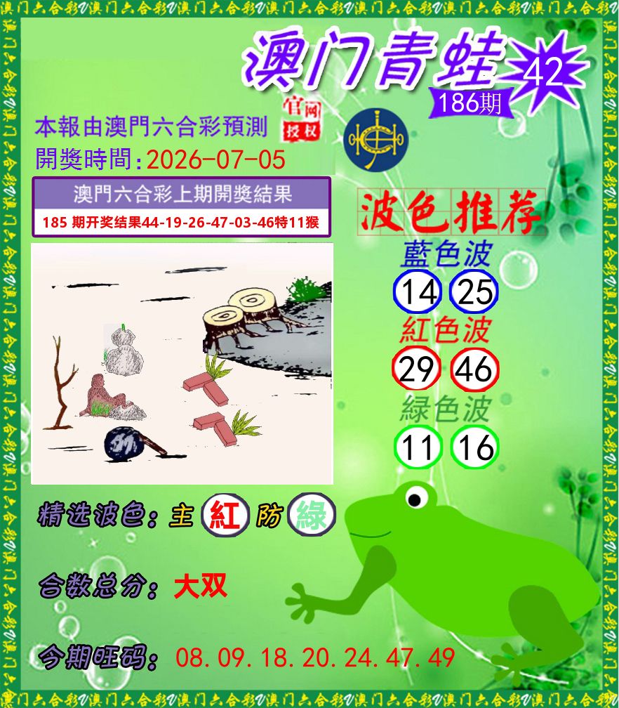 青蛙系列42 第186期