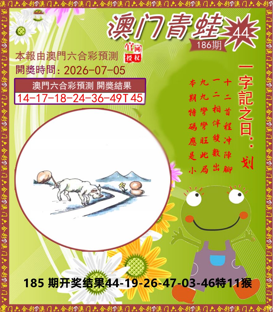 青蛙系列44 第186期