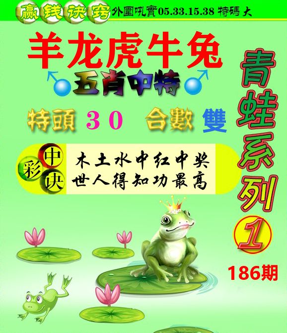 青蛙彩图 第186期