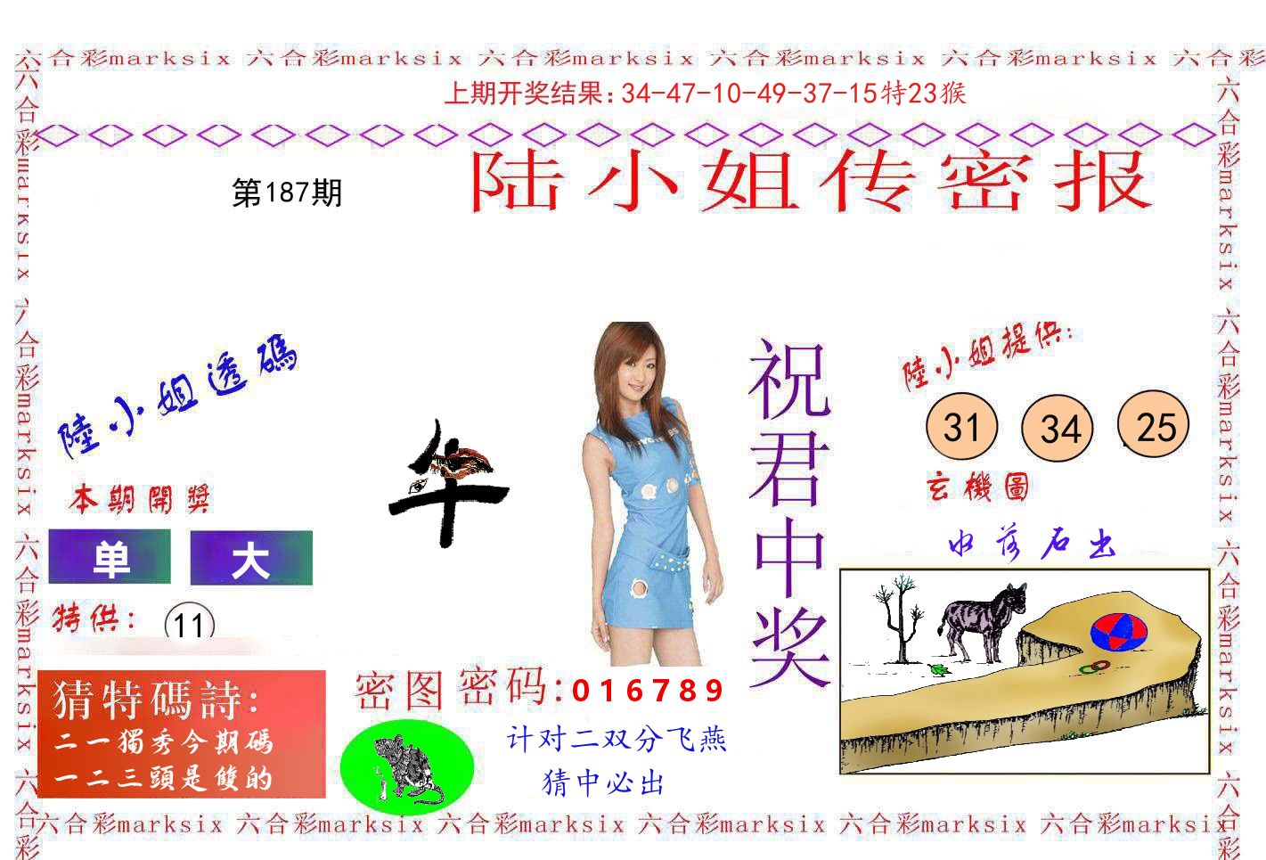 陆小姐密报 第187期