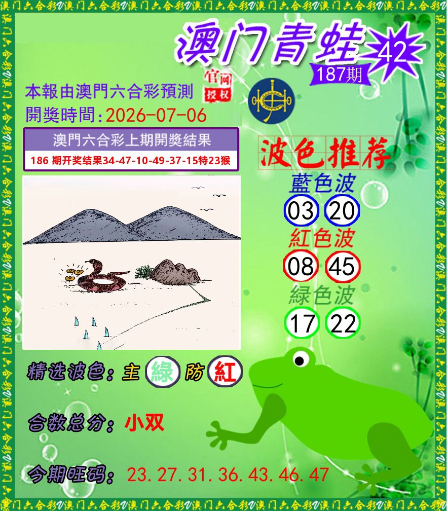 青蛙系列42 第187期