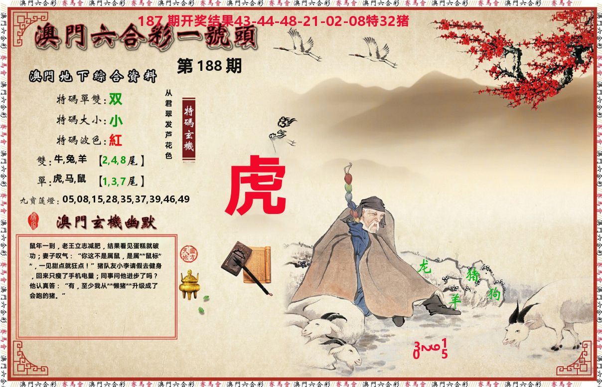 一号头 第188期