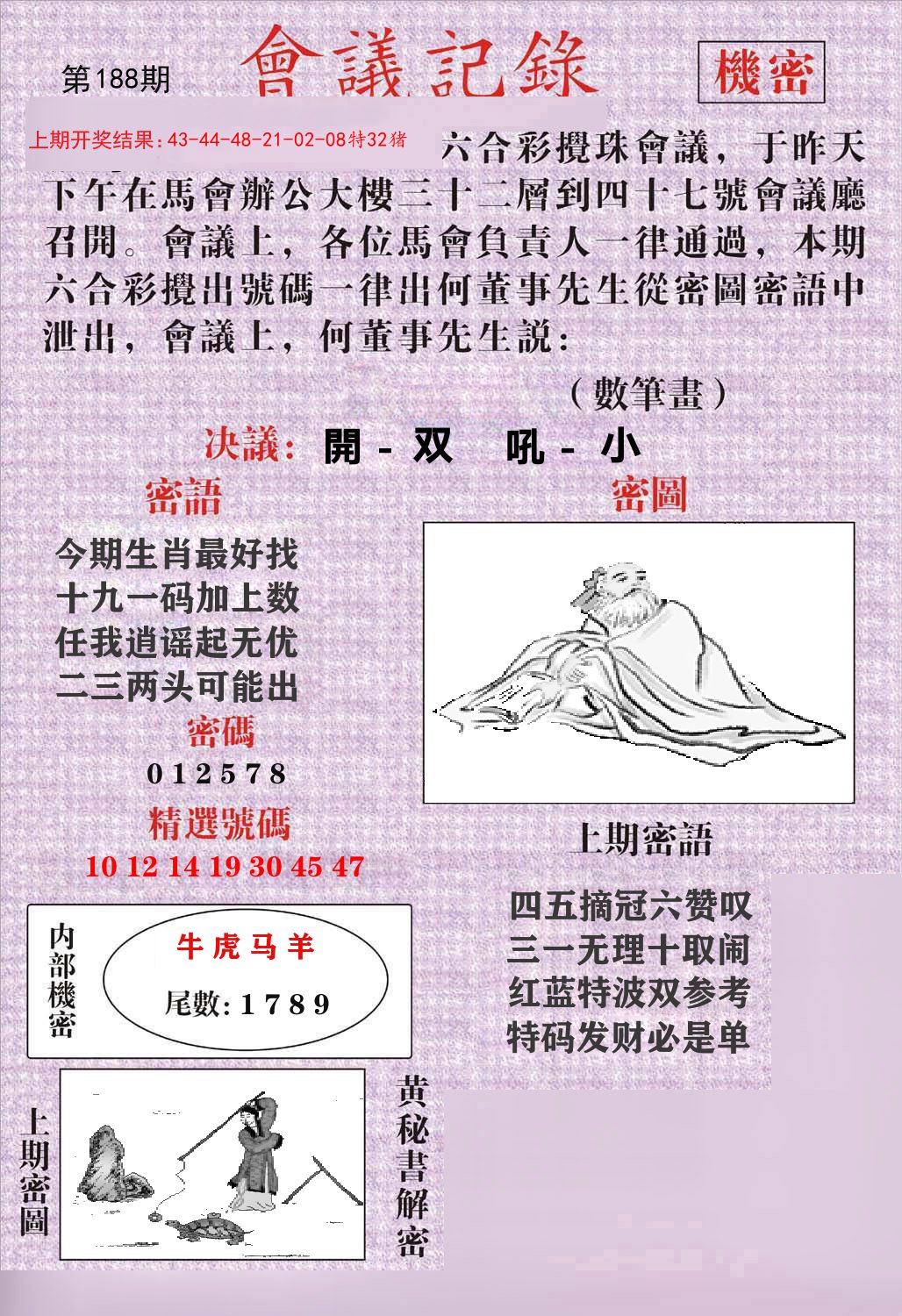 会议记录 第188期
