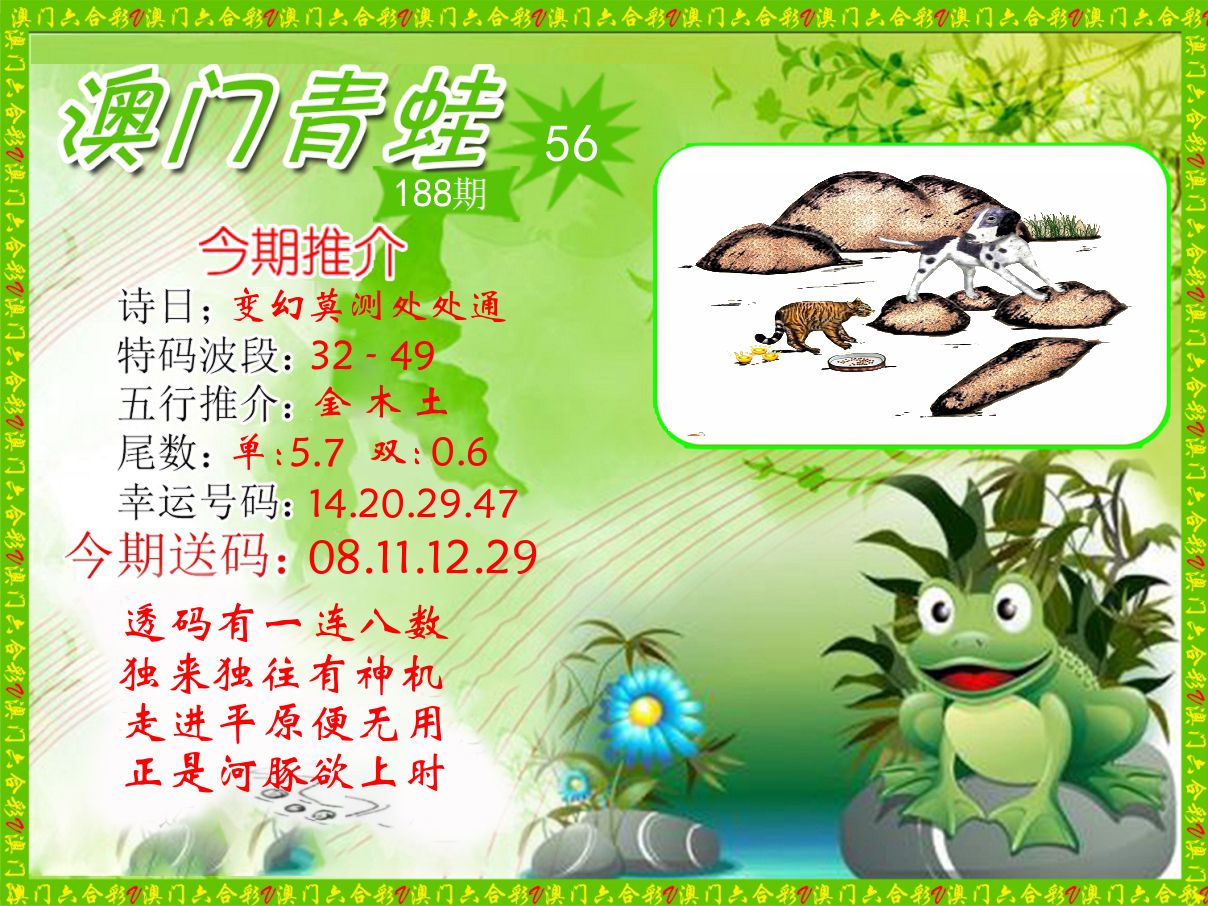 青蛙系列56 第188期