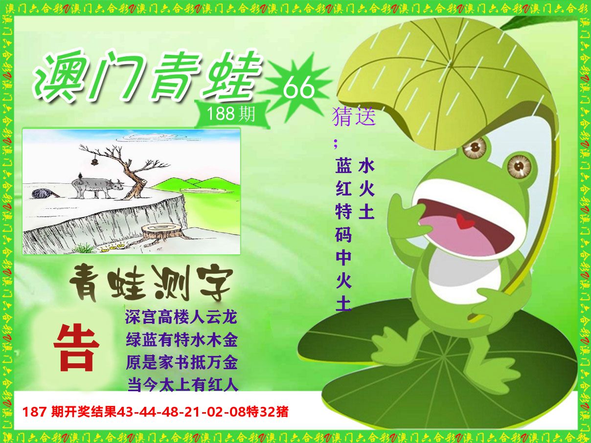 青蛙系列66 第188期