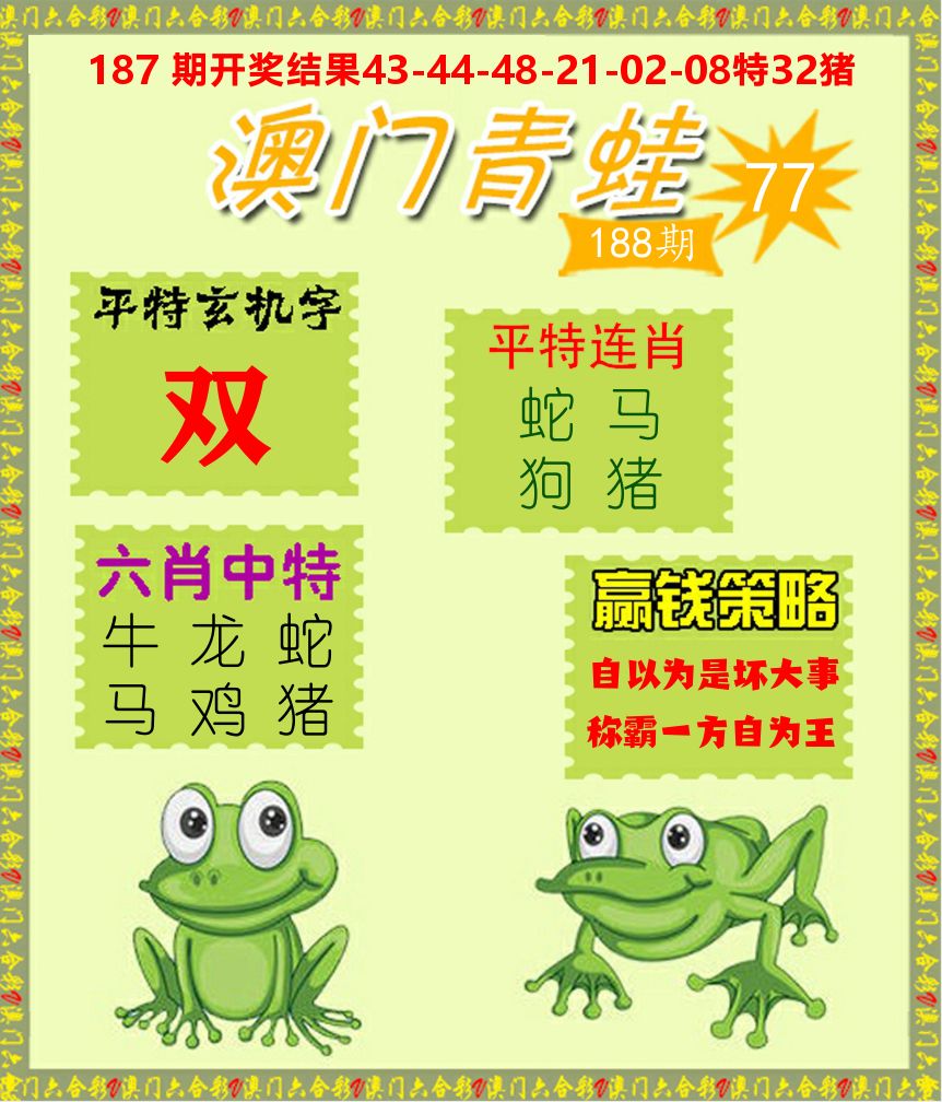 青蛙系列77 第188期