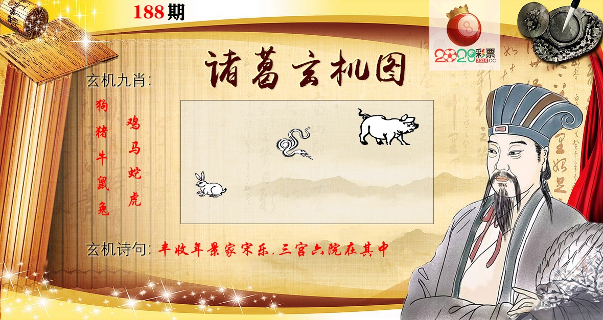 诸葛玄机图 第188期