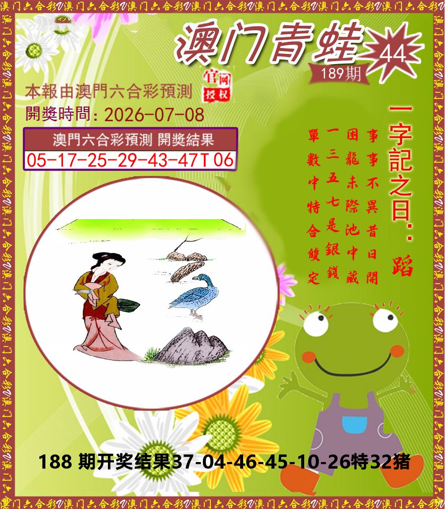 青蛙系列44 第189期