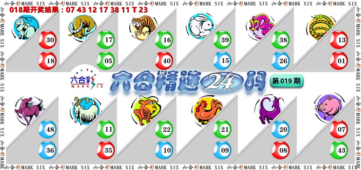 六合精选24码 第19期