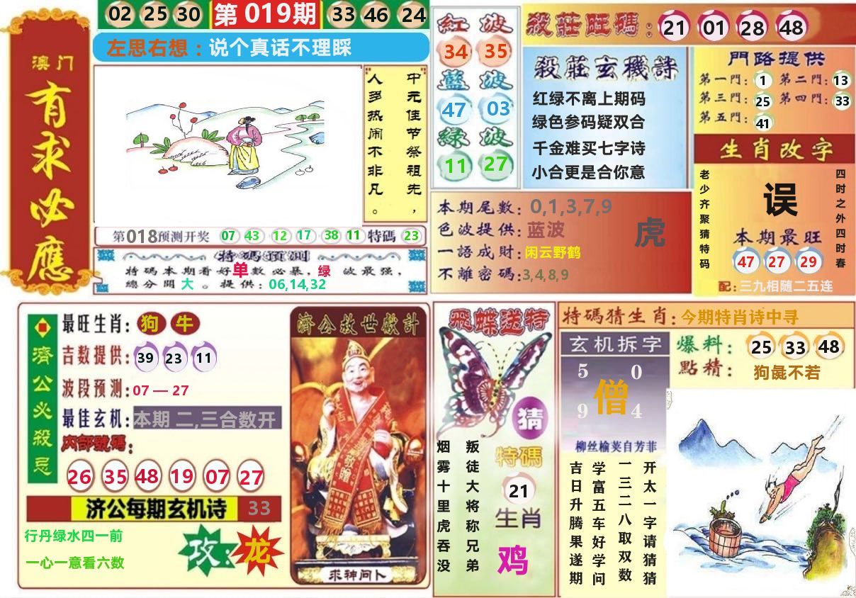 澳门有求必应 第19期