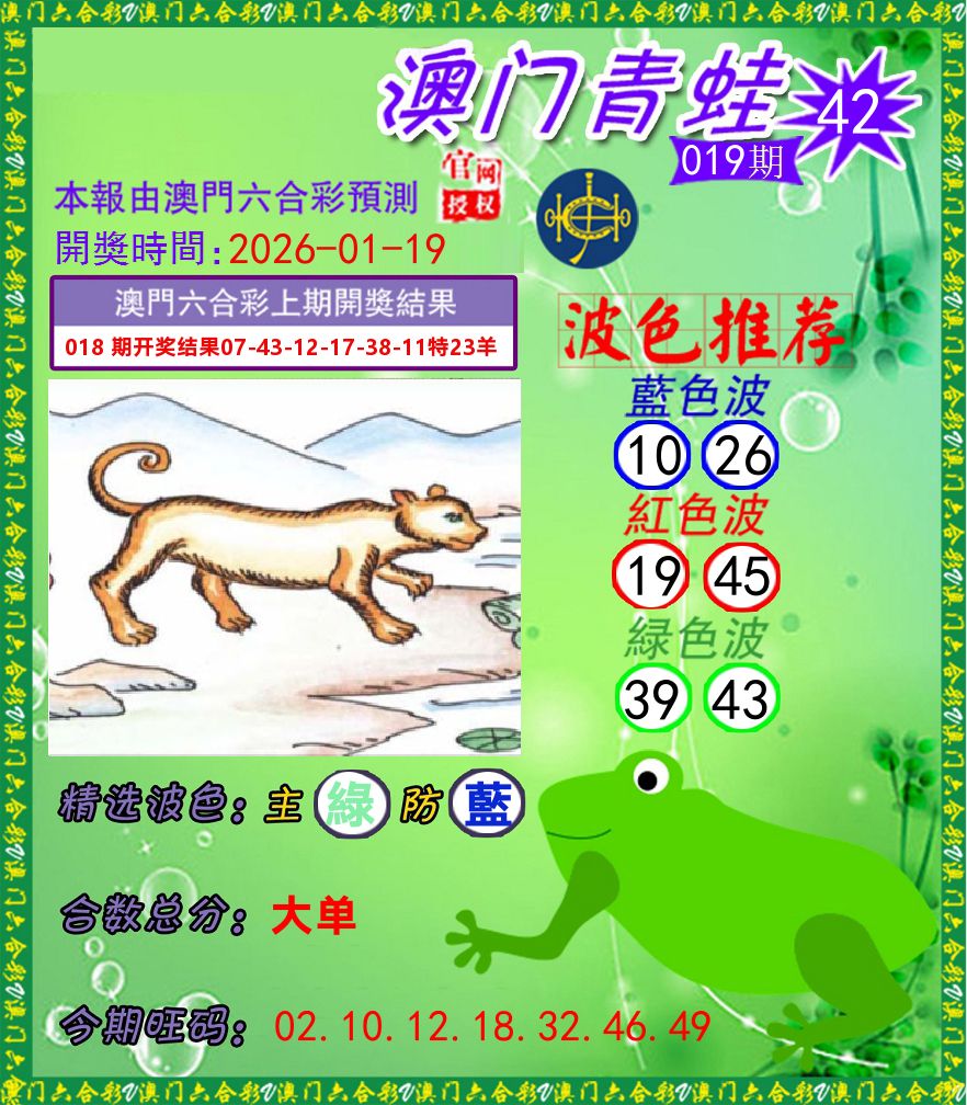 青蛙系列42 第19期