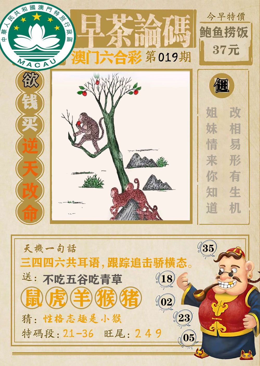 早茶论码 第19期