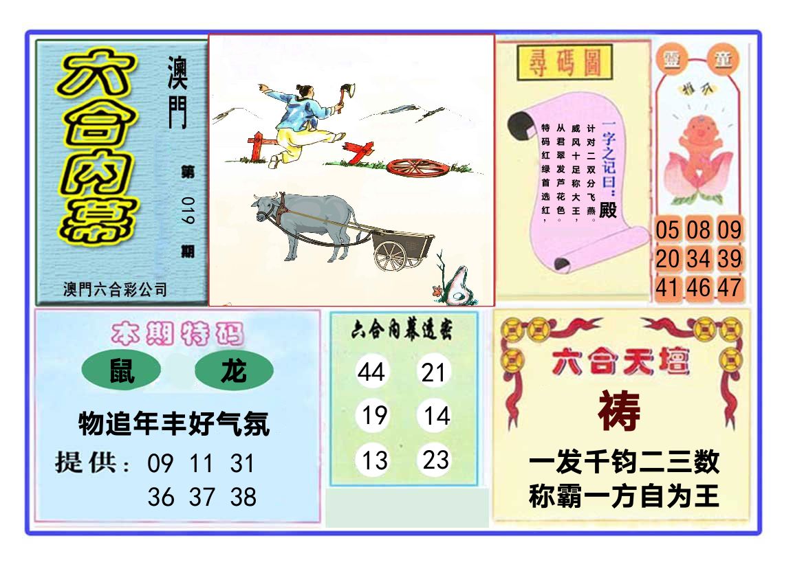 六合内幕 第19期