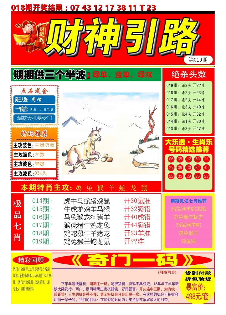 财神引路 第19期