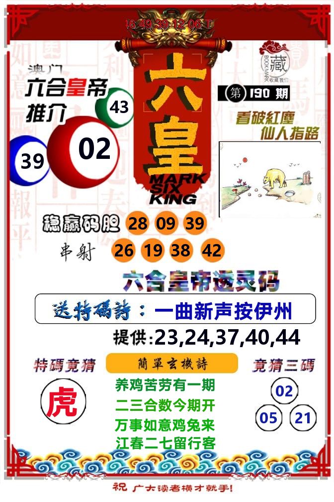 六皇 第190期