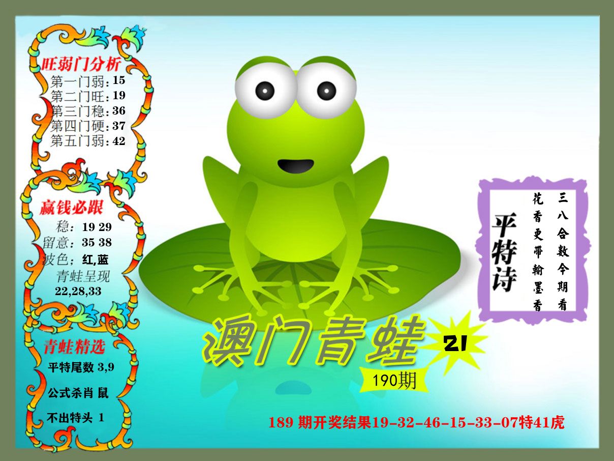 青蛙系列21 第190期