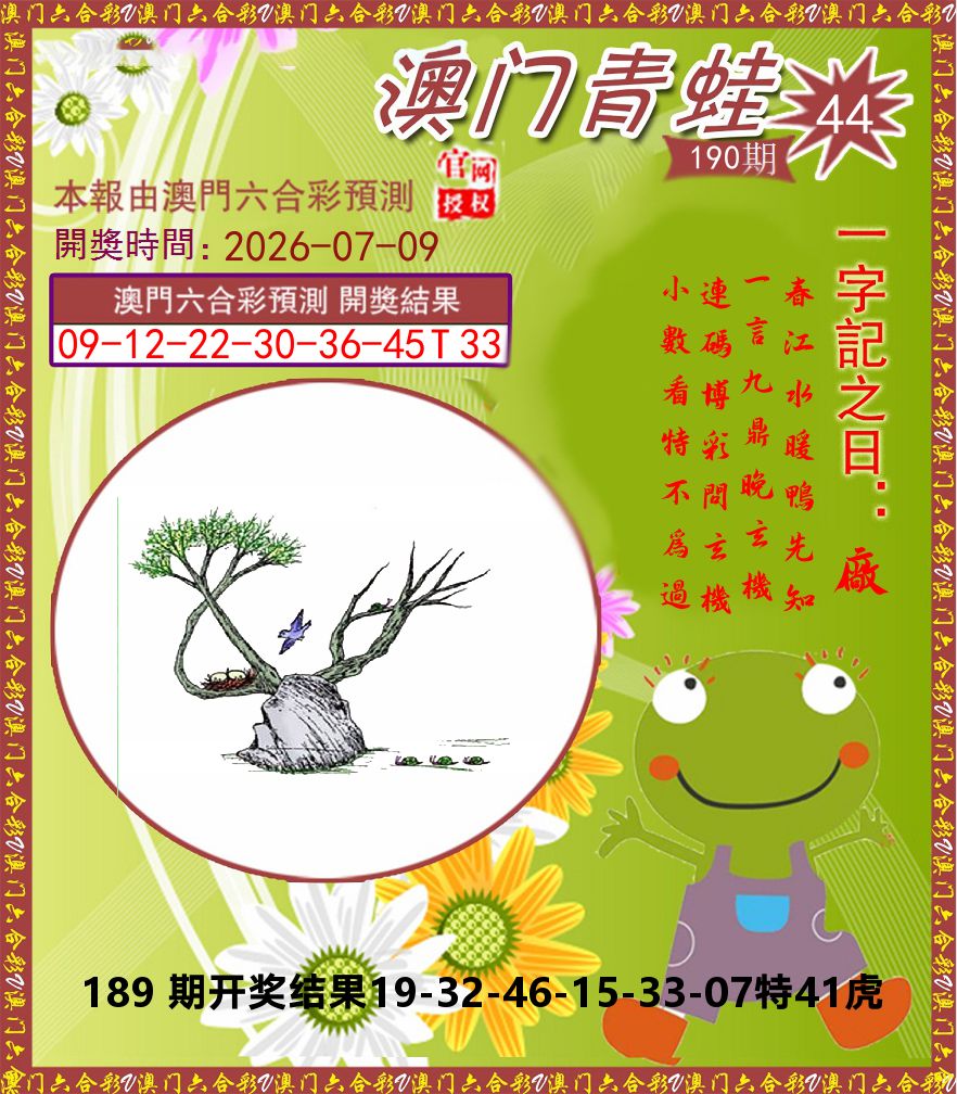 青蛙系列44 第190期